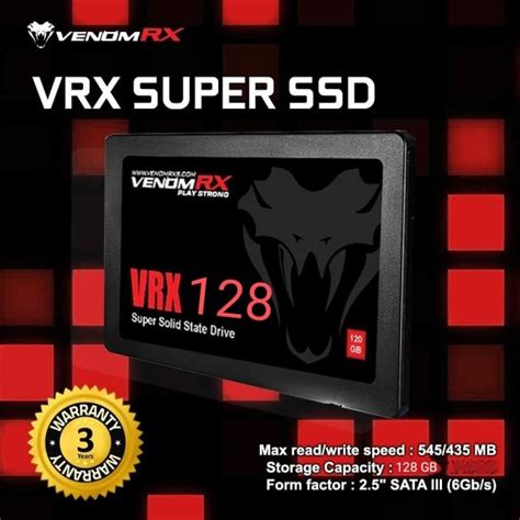 Jual SSD VenomRX VRX 128GB Venom RX SATA III 128GB Shopee Indonesia