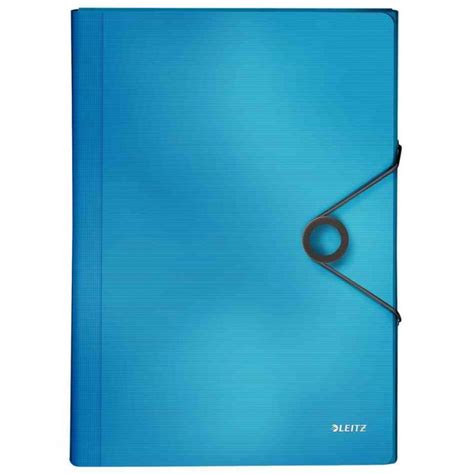 Stock Bureau LEITZ Trieur ménager Solid A4 PP 6 compartiments bleu