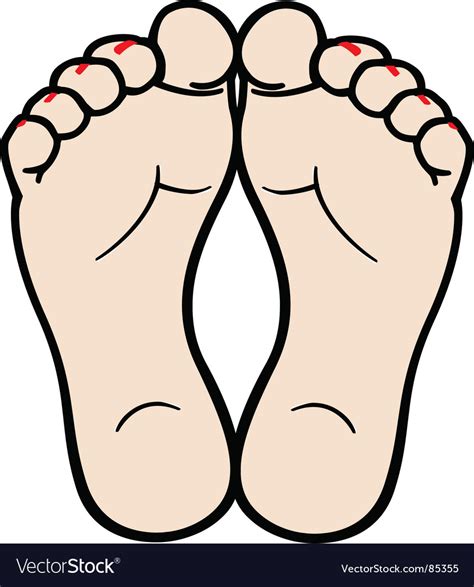 Feet Royalty Free Vector Image Vectorstock