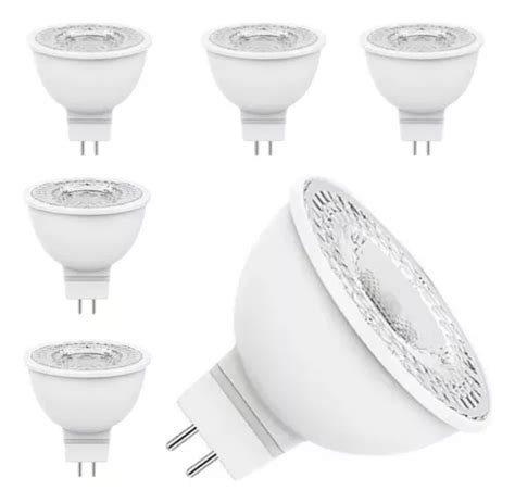 Pack X 6 Focos Dicroico Leds Tipo Pin Gu5 3 Cuotas Sin Interés