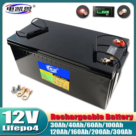 New Lifepo4 12v 300ah 200ah 160ah 120ah 100ah Battery Pack 25 6v 7680wh Grade A 6000