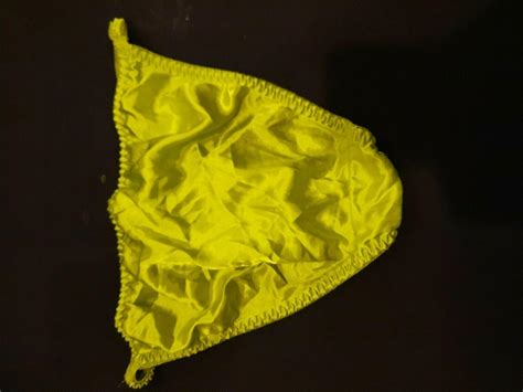 Vintage Joe Boxer Satin String Bikini Panty Size