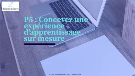 P Concevez Une Exp Rience D Apprentissage Sur Mesure