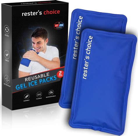 Gel Cold Hot Packs 2 Piece Set 5x10 In Reusable Warm Or Ice Packs For Injuries Hip