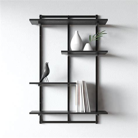 Wade Logan Rhodes 4 Tier Modern Floating Windowsill Wall Shelf And Reviews Wayfair