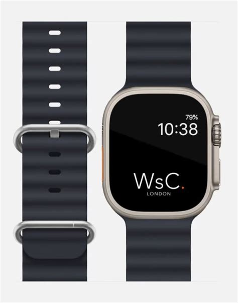 Ocean Band Apple Watch Strap Midnight Blue