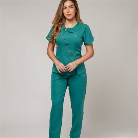 Scrub Feminino Martha Verde Fa Ko Jalecos