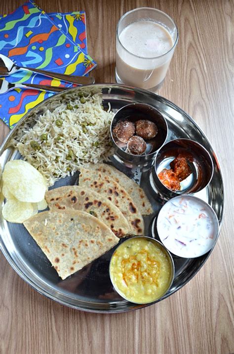 Nalini'sKitchen: Simple North Indian Thali-Virtual Birthday Treat for ...