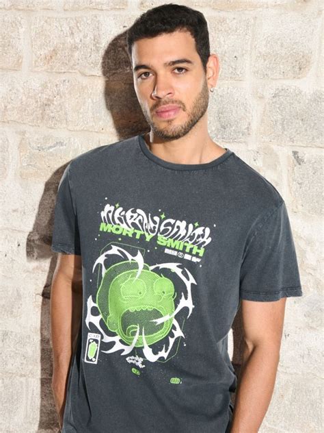 Tricou Rick And Morty Culoare Gri închis Sinsay 762aw 90x