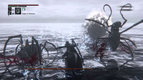 Bloodborne Rom The Vacuous Spider Boss Fight Youtube