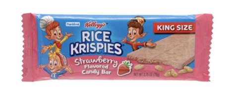 Rice Krispie Strawberry Candy Chocolate Bar Curious Candy