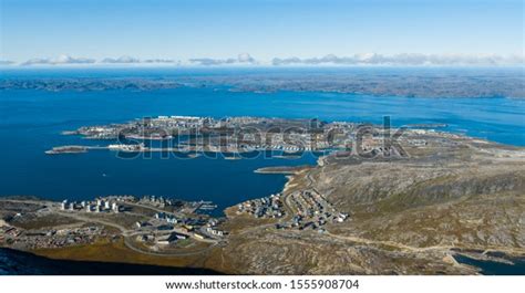 Greenlands Capital Nuuk Largest City Greenland Stock Photo 1555908704