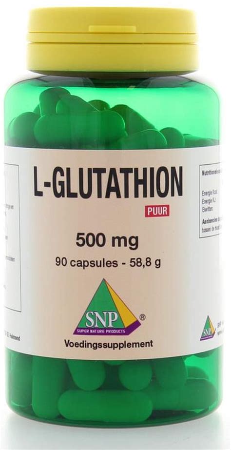 Snp L Glutathion Mg Puur Capsules Bol