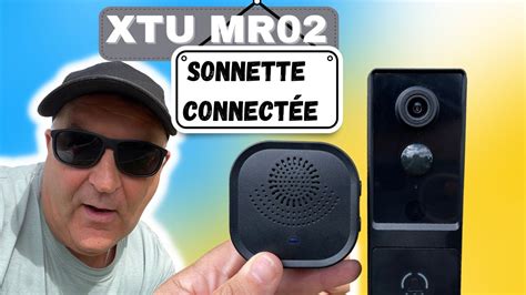 Xtu Mr Sonnette Connect E Camera Wifi Sans Fil Visiophone Vision