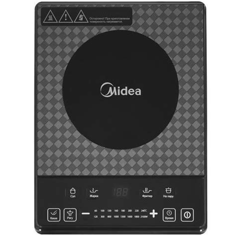 Плита компактная электрическая Midea MC-IN2200 черный 2.1 кВт, конфорок ...