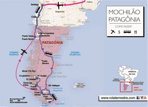 Rota Terrestre Roteiro Mochil O Patag Nia