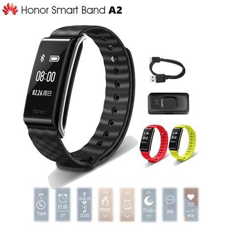 Bracelet Intelligent Huawei Honor A2 Original En Stock Moniteur De