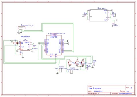 Arduino Matrix MAX7219 Clock - EasyEDA open source hardware lab