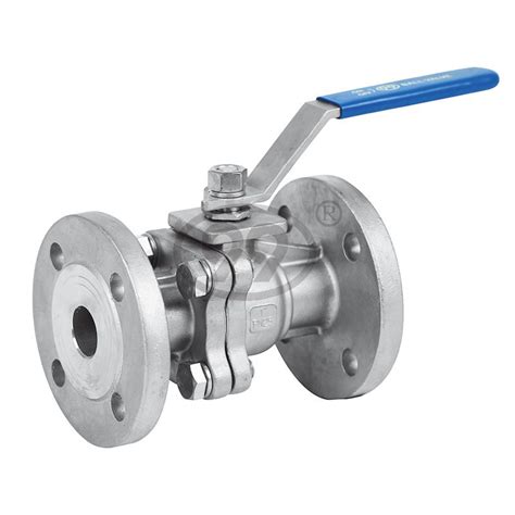 Pc Flanged Ball Valve Full Bore Din F Pn Factory