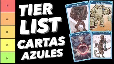 TIER LIST DE TODAS LAS CARTAS AZULES RAGNAROK ORIGIN YouTube