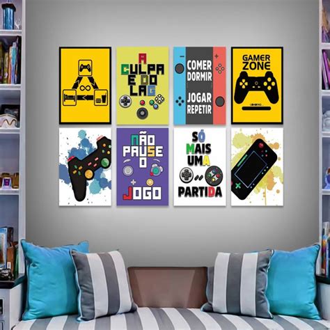 Quadros Decorativos De Video Game MercadoLivre