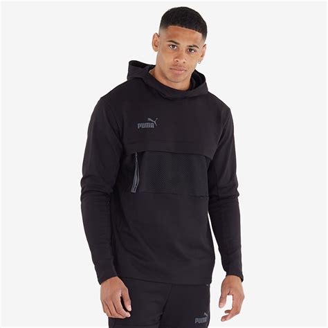 Puma Ftblnxt Casuals Hoody Puma Black Puma Black Mens Clothing