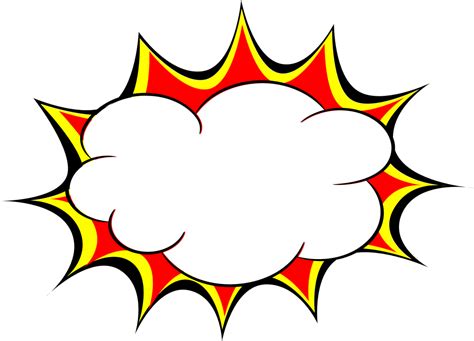 5 Comic Explosion Bubble Png Transparent Svg Vector