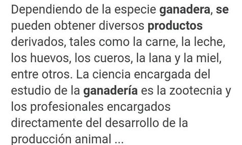 Qu Productos De Ganader A Consumesque Productos Conoces Que Se