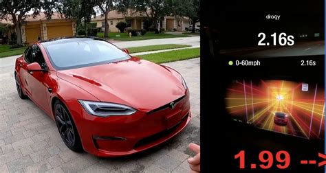 Tesla Model S Plaid Achieved 0 60 Mph In 199s On The Street