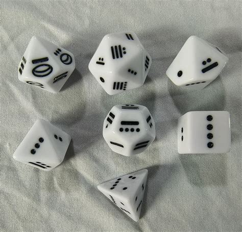 White Mayan Number Dice Paymaster Games