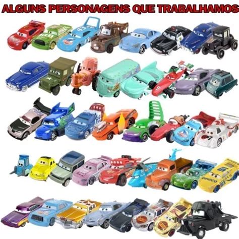 Kit 2 Carrinhos Filme Carros Disney Metal À Escolher 1 55 Frete grátis