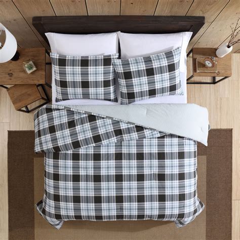 Eddie Bauer Lewis Plaid Cotton Comforter Set And Reviews Wayfair