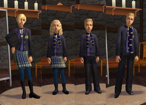 Decat's Sims 2 Creations: Winter School Uniforms