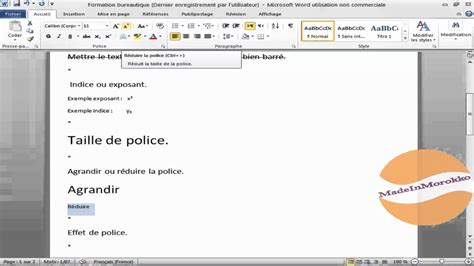 Formation Bureautique Microsoft Office Word 2010 Partie I Tuto 2 Youtube