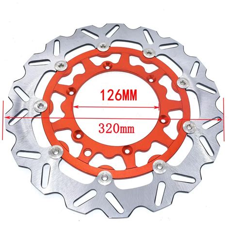 320MM Oversize Front Floating Brake Disc Rotor For EXC GS EXCF SX SXF