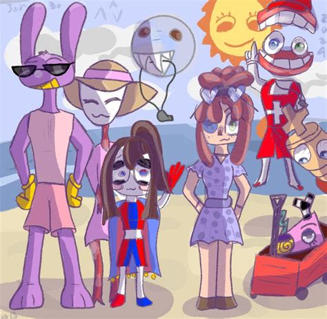 Beach Day Tadc Fanart By Skittletheforg On Deviantart