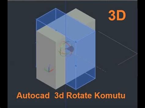 Autocad D Rotate Komutu Youtube