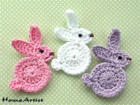 Easter Bunny Applique Crochet Pattern Artofit