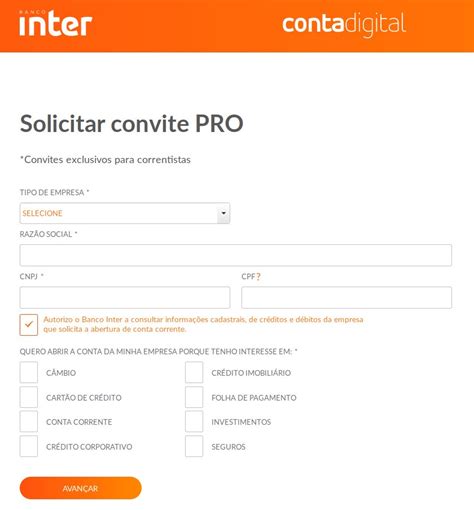 Como Abrir Conta Digital Para Sua Empresa No Banco Inter Conta Corrente