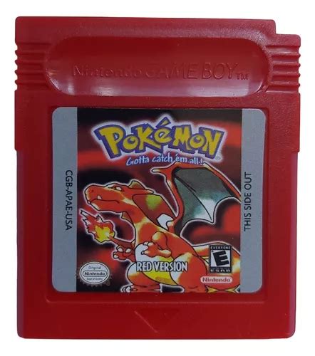 Jogo Pok Mon Red Gameboy Color Cartucho Novo Mercadolivre