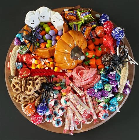 Easy Halloween Candy Charcuterie Board - Cynthia Janine