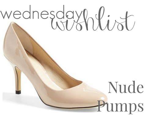 Wednesday Wishlist Nude Pumps