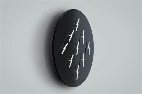 This Analog Clock Kinetic Sculpture Uses Automated Choreography To