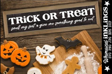 Trick Or Treat Smell My Feet Graphic By Whimsical Inklings · Creative