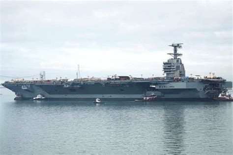 Uss Gerald R Ford Kapal Induk Super Berharga Rp 173 Triliun