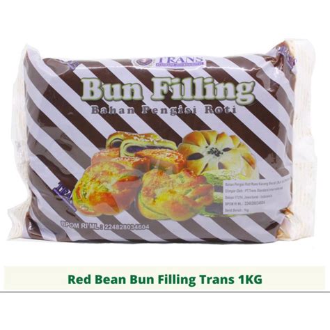 Jual Filling Kcang Merah Trans Bun Filling Red Bean 1kg Isian Roti