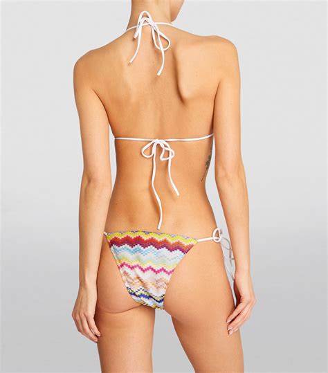 Womens Missoni Multi Zigzag Bikini Harrods Uk