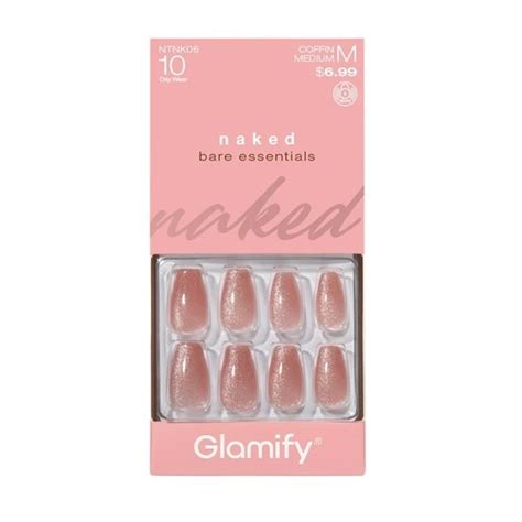 Glamify Naked Press On Nails NTNK06 Beauty Depot Online