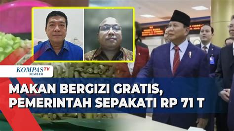 Prabowo Setuju Rp T Dari Rapbn Untuk Makan Gratis Youtube