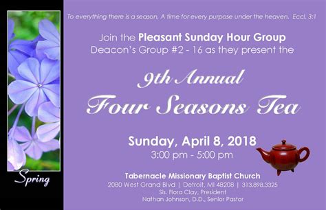 Four Seasons Tea ::: A Place to Belong, Not Just Attend